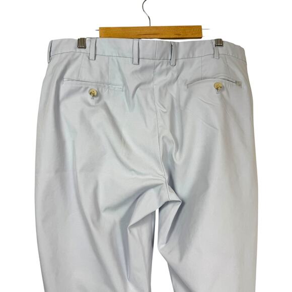 Peter Millar Pants Mens 38 x 34 Light Blue 5 Pocket Crown Golf Performance - Picture 5 of 13